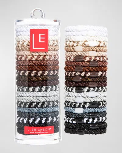 L ERICKSON GRAB & GO PONY ELASTICS LUXE TUBE, SET OF 21