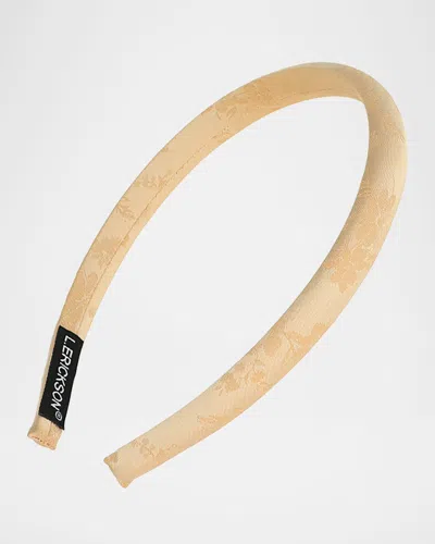 L. Erickson Usa Amour Skinny Headband In Peach