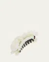 L. Erickson Usa Aubrieta Jaw Clip In Cream