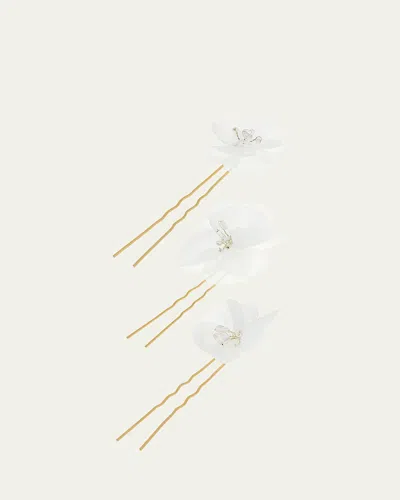 L. ERICKSON USA CAMILA BRIDAL CRYSTAL HAIR PINS SET