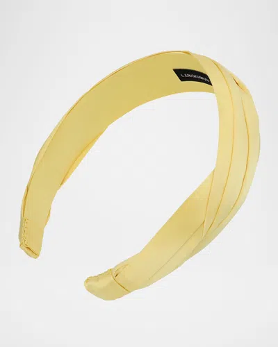 L. Erickson Usa Grace Pleated Headband In Plantain