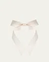 L. Erickson Usa Kallista Bow Barrette In Pink