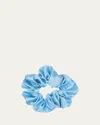 L. Erickson Usa Medium Satin Scrunchie In Cloud