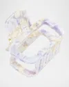 L. Erickson Usa Opal Square Acetate Jaw Clip In Lavender