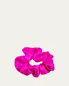L. Erickson Usa Silk Charmeuse Oversized Scrunchie In Island Pink