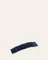 L. Erickson Usa Super Scrunch Silk Barrette In Navy