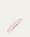 L. Erickson Usa Super Scrunch Silk Barrette In Rose Quartz