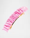 L. Erickson Usa Super Scrunch Silk Barrette In Silk Charmeuse Milkshake