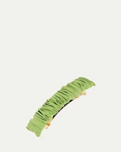 L. Erickson Usa Super Scrunch Silk Barrette In Silk Charmeuse Sweet Pea