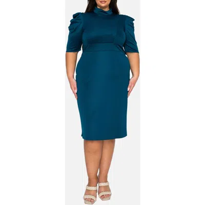 L I V D Astra Sheath Dress In Blue