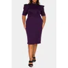 L I V D Astra Sheath Dress In Purple