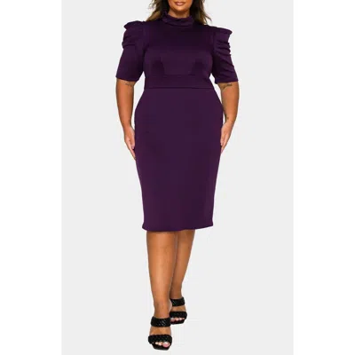 L I V D Astra Sheath Dress In Purple