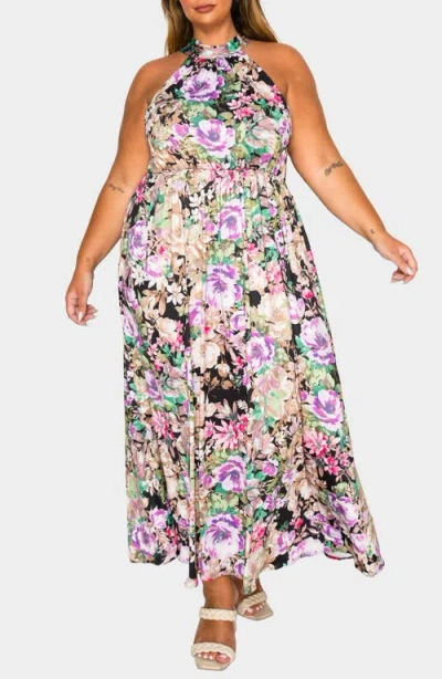 L I V D Bryony Floral Print Sleeveless Dress In Multi