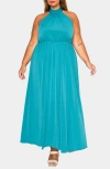L I V D Cassia Maxi Dress In Blue