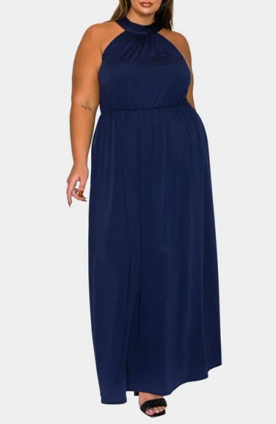 L I V D Cassia Maxi Dress In Blue