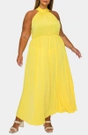 L I V D Cassia Maxi Dress In Yellow