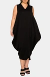 L I V D Clover Sleeveless Dress In Black