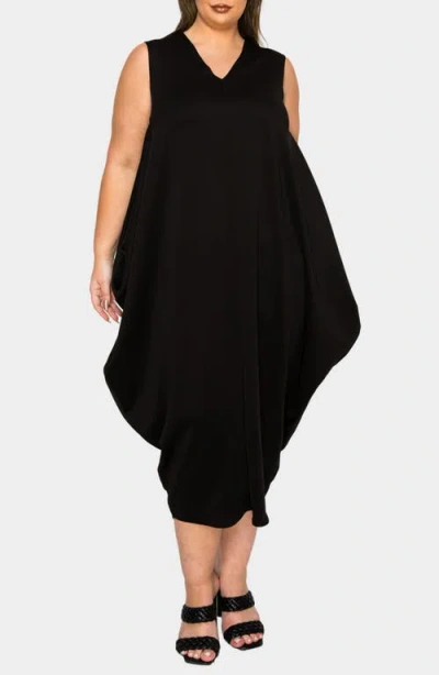 L I V D Clover Sleeveless Dress In Black
