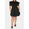 L I V D Karina Statement Stretch Neoprene Fit & Flare Dress