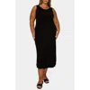 L I V D Mellie Sleeveless Jersey Maxi Dress In Black