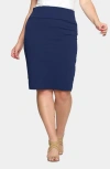 L I V D Molly Pencil Skirt In Navy