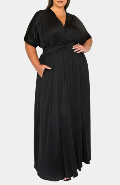 L I V D Raffi Maxi Dress In Black
