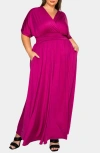 L I V D Raffi Maxi Dress In Pink