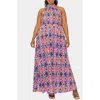 L I V D Rios Halter Stretch Maxi Dress