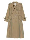 L Impermeabile 'nelson Don New Bright' Belted Trench Coat  In Green
