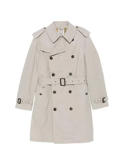 L Impermeabile Trench Vasco Wax Coat  In Gray