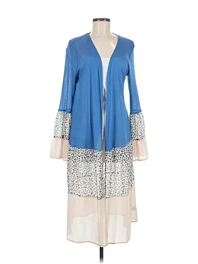 Pre-owned L Love Cardigan Sweater In Blue