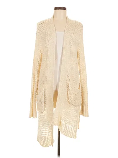 Pre-owned L Love Cardigan Sweater In White