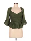 L Love Tank Top Green Sweetheart Neckline Tops In Green