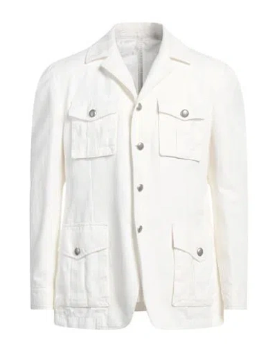 L.b.m 1911 L. B.m. 1911 Man Blazer White Size 42 Cotton, Linen