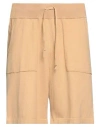 L.b.m 1911 L. B.m. 1911 Man Shorts & Bermuda Shorts Camel Size Xxl Cotton In Beige