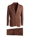 L.b.m 1911 L. B.m. 1911 Man Suit Brown Size 42 Cotton, Elastane