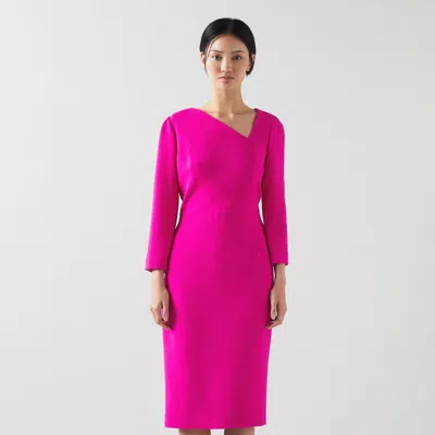 Lk Bennett Alexis Dresses In Pink