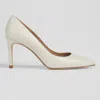 Lk Bennett Floret Closed Courts In White
