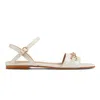 Lk Bennett Kelly Flat Sandals In Cre-ecru