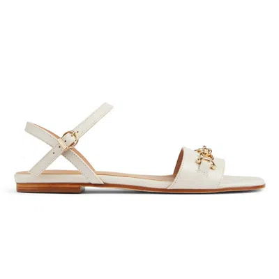 Lk Bennett Kelly Flat Sandals In Cre-ecru