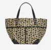 L2r The Label Women's Brown / Neutrals / Black Leopard-print Nath Leo Tote Bag In Yellow And Black In Brown/black