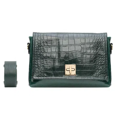 L2r The Label Women's Josephine Green Messenger Bag