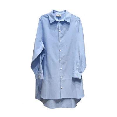 L2r The Label Women's Maxi Shirt - Blue