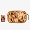 L2r The Label Women's Neutrals / Yellow / Orange Camelia Camouflage Bag In Yellow/orange