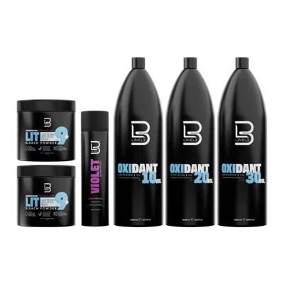 L3vel3 Lit Hair Lightening Kit In Transparent