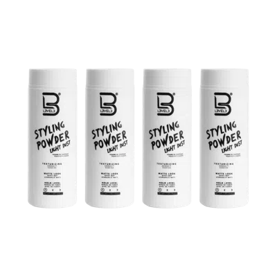 L3vel3 Styling Powder Light Hold 4-pack In Transparent
