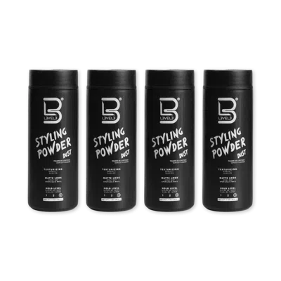 L3vel3 Styling Powder Strong Hold 4-pack In Transparent