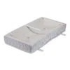 La Baby 4-sided Diaper Changing Pad, 32" With Bamboo Viscose Top Layer On Waterproof Cover In White