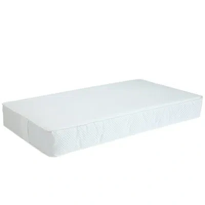 La Baby Dream Way 2-stage Standard Crib/toddler Waterproof Mattress With Natural Coconut Fiber Layer In White
