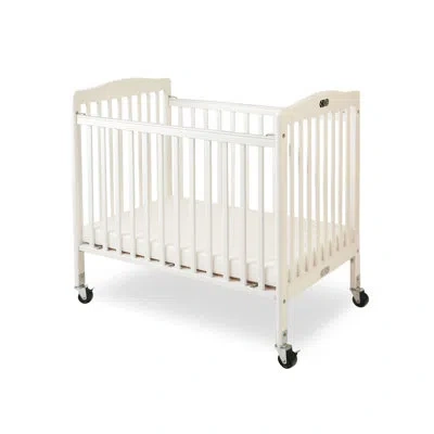 La Baby The Little Wood Crib-mini/portable Folding Wood Crib In White